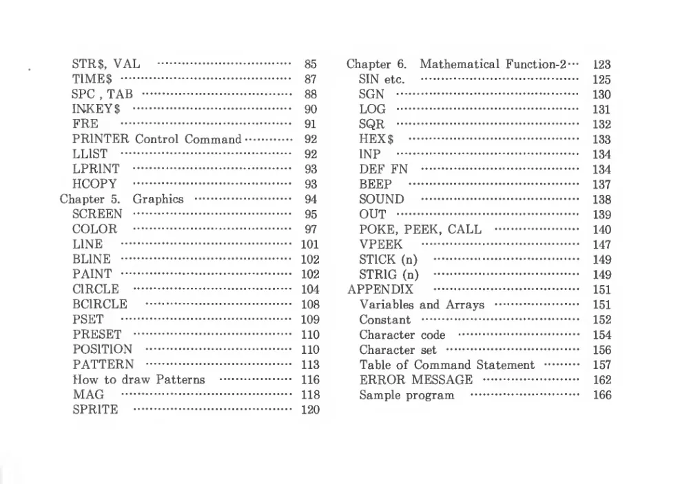 BASIC Level III (1983) — page 5 of 178, scanned from the printed manual