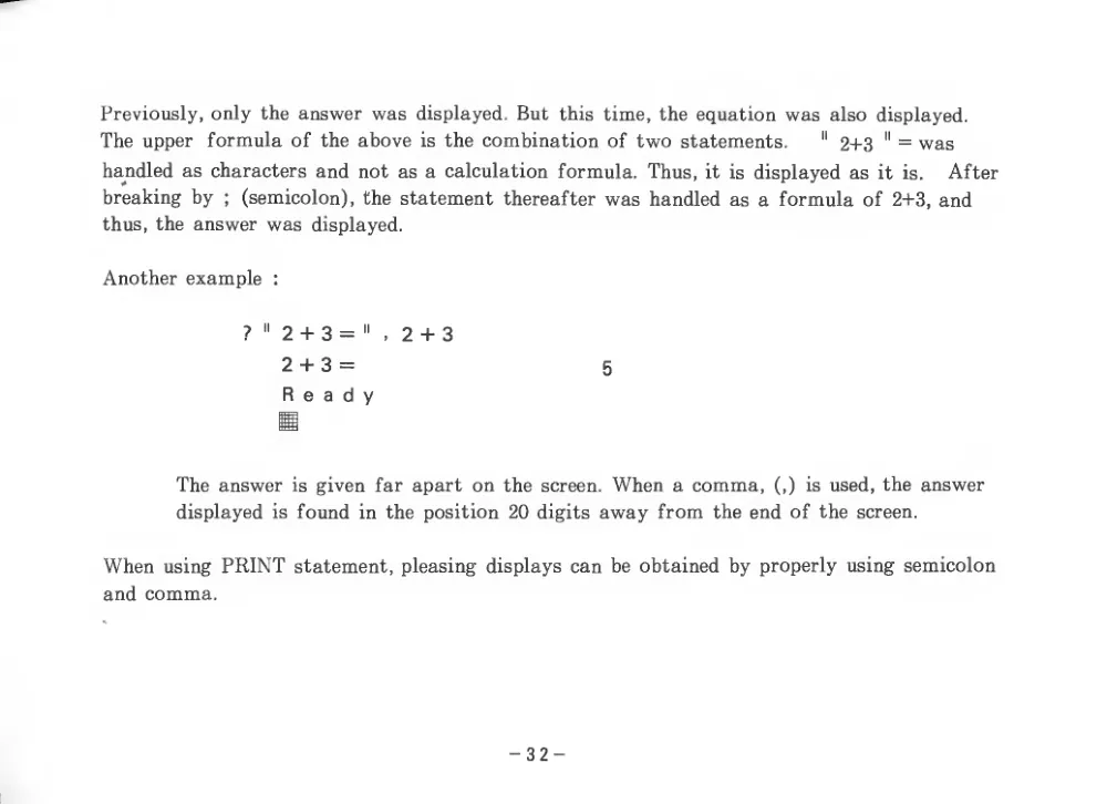 BASIC Level III (1983) — page 37 of 178, scanned from the printed manual