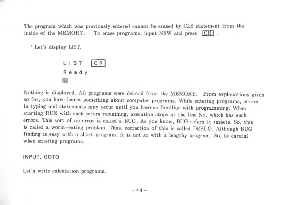 BASIC Level III (1983) — page 49 of 178, scanned from the printed manual