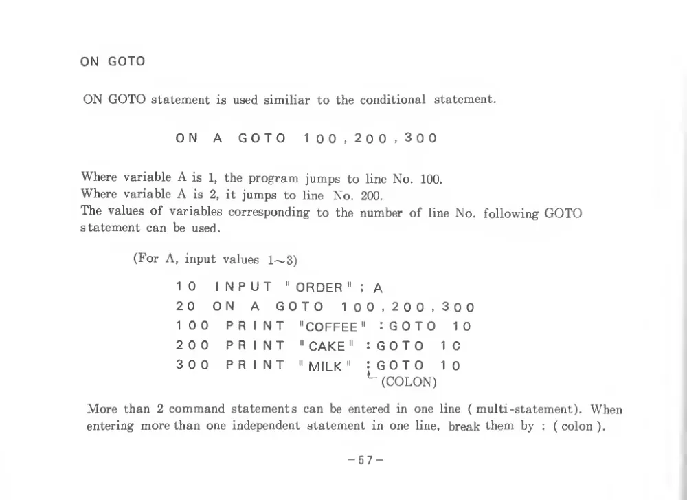 BASIC Level III (1983) — page 62 of 178, scanned from the printed manual