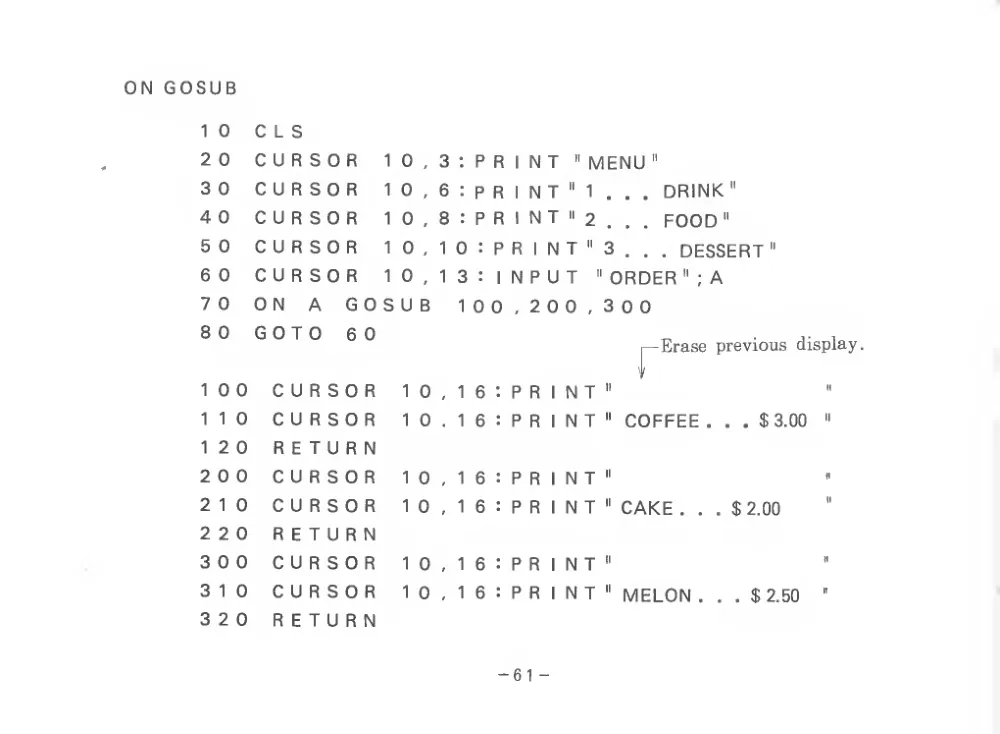 BASIC Level III (1983) — page 66 of 178, scanned from the printed manual