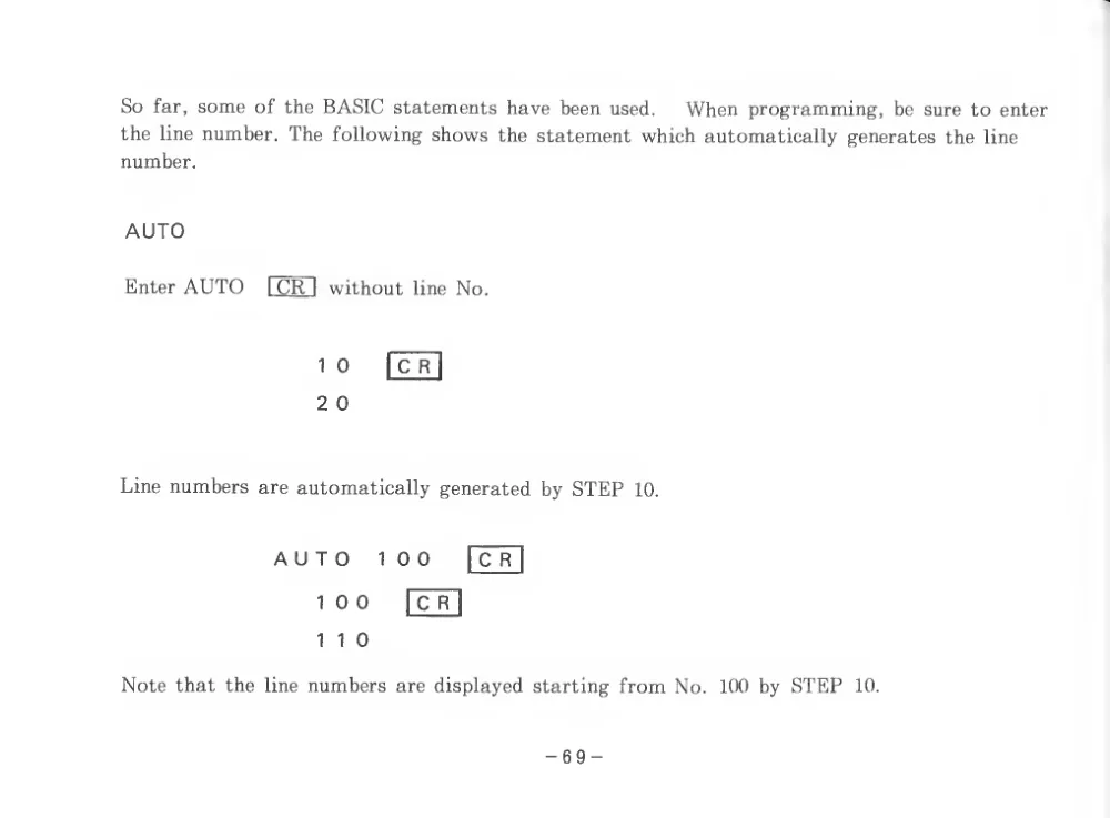 BASIC Level III (1983) — page 74 of 178, scanned from the printed manual