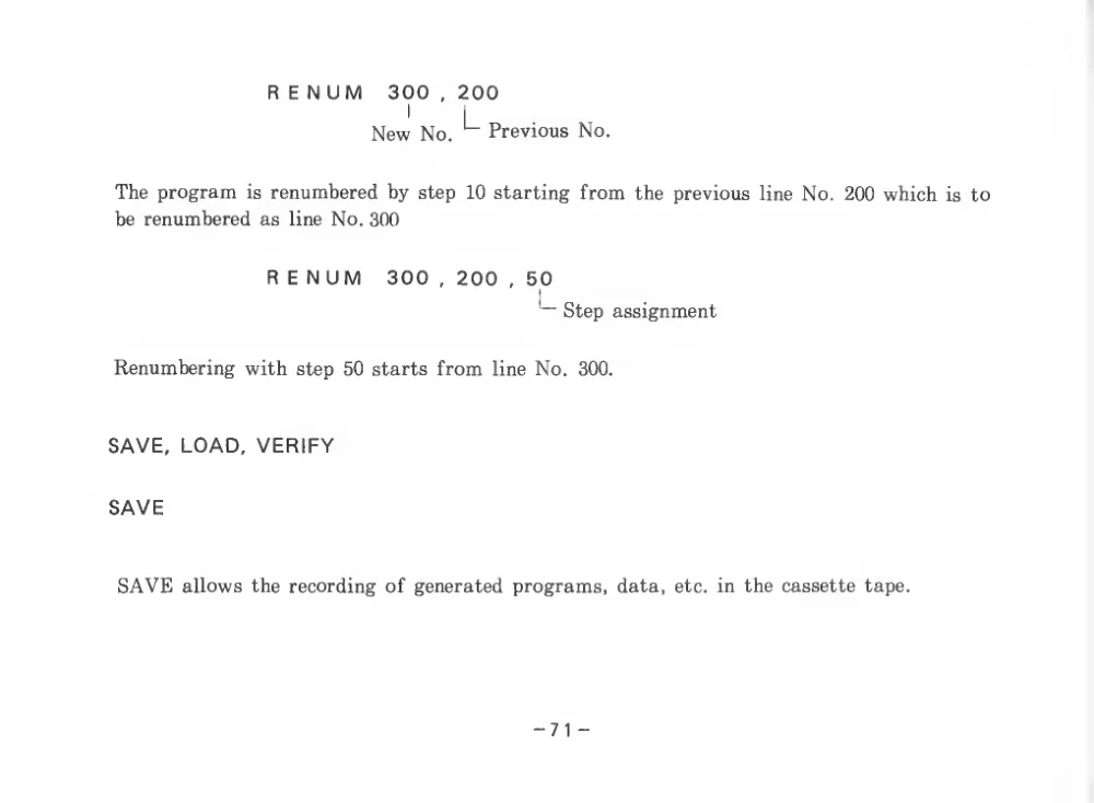 BASIC Level III (1983) — page 76 of 178, scanned from the printed manual