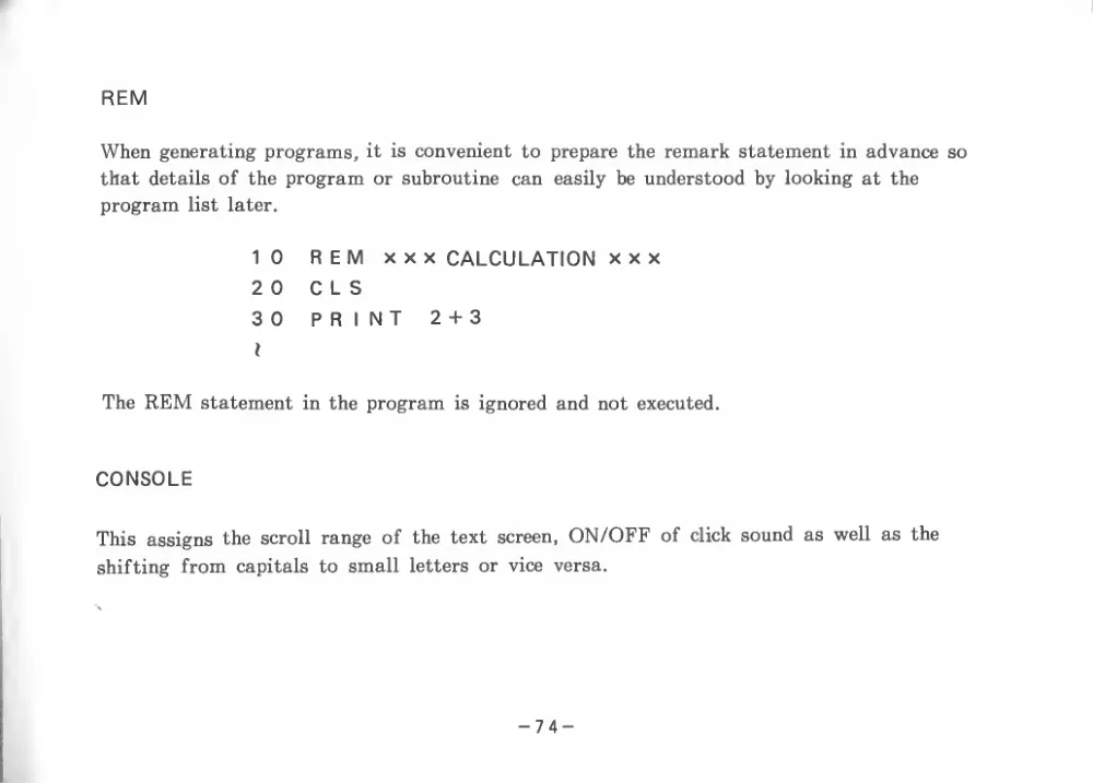 BASIC Level III (1983) — page 79 of 178, scanned from the printed manual