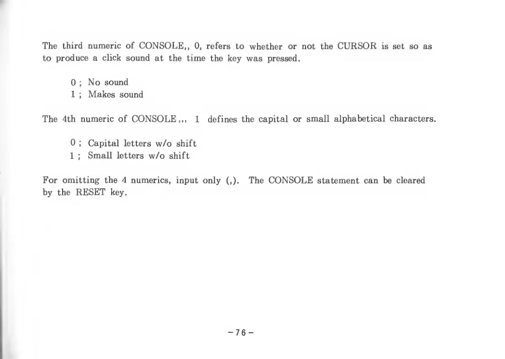 BASIC Level III (1983) — page 81 of 178, scanned from the printed manual