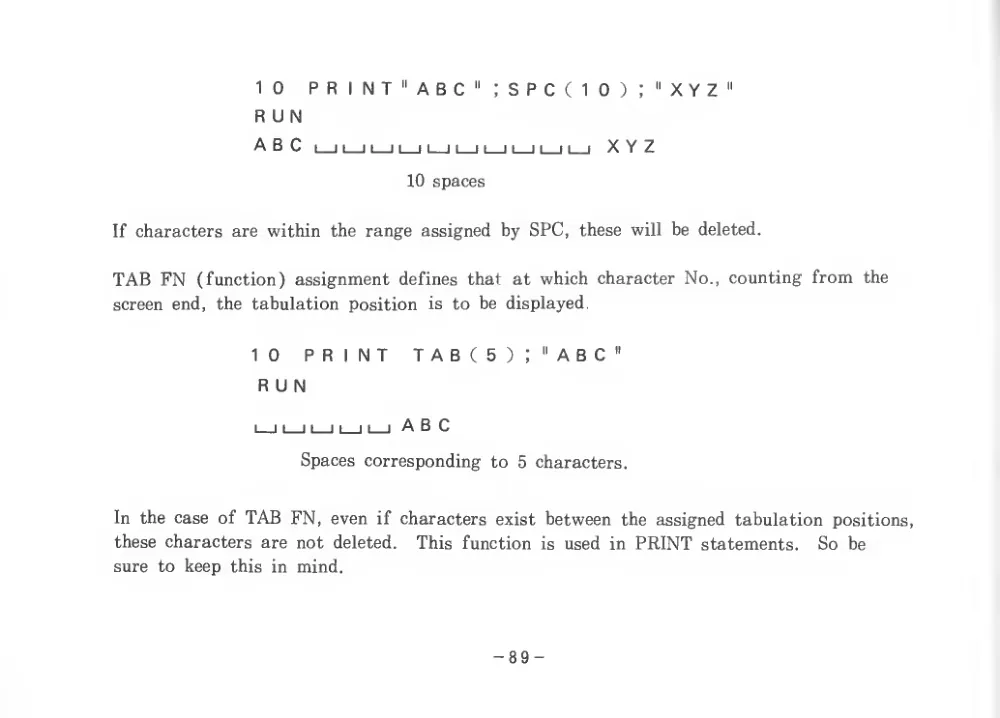 BASIC Level III (1983) — page 94 of 178, scanned from the printed manual