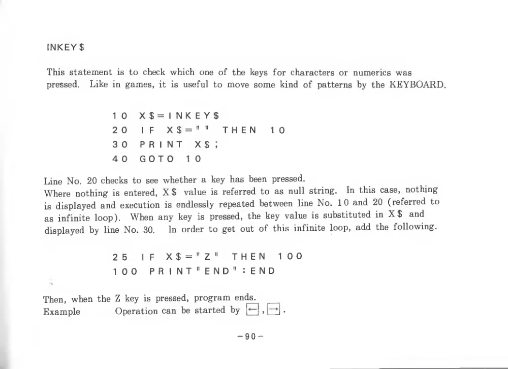 BASIC Level III (1983) — page 95 of 178, scanned from the printed manual