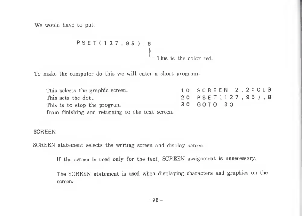 BASIC Level III (1983) — page 100 of 178, scanned from the printed manual