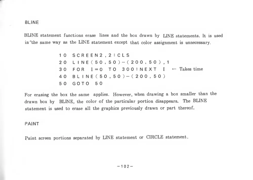 BASIC Level III (1983) — page 107 of 178, scanned from the printed manual