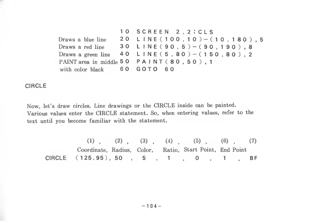 BASIC Level III (1983) — page 109 of 178, scanned from the printed manual