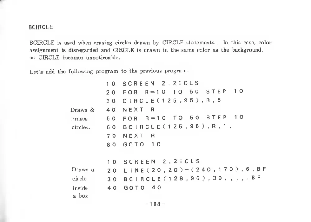 BASIC Level III (1983) — page 113 of 178, scanned from the printed manual