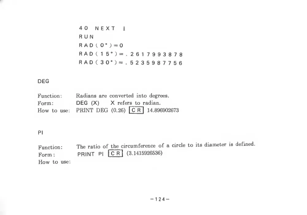 BASIC Level III (1983) — page 129 of 178, scanned from the printed manual
