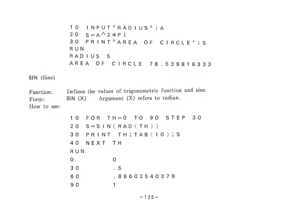 BASIC Level III (1983) — page 130 of 178, scanned from the printed manual