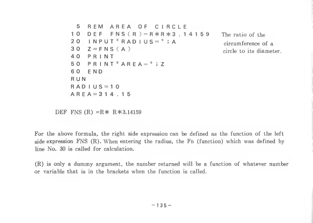 BASIC Level III (1983) — page 140 of 178, scanned from the printed manual