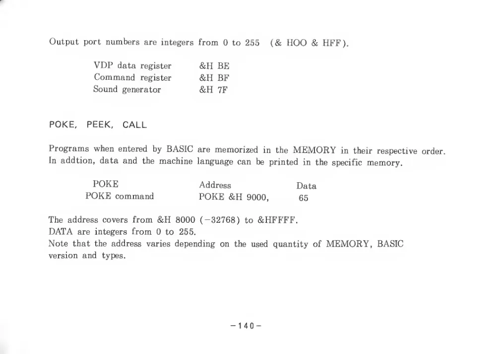 BASIC Level III (1983) — page 145 of 178, scanned from the printed manual