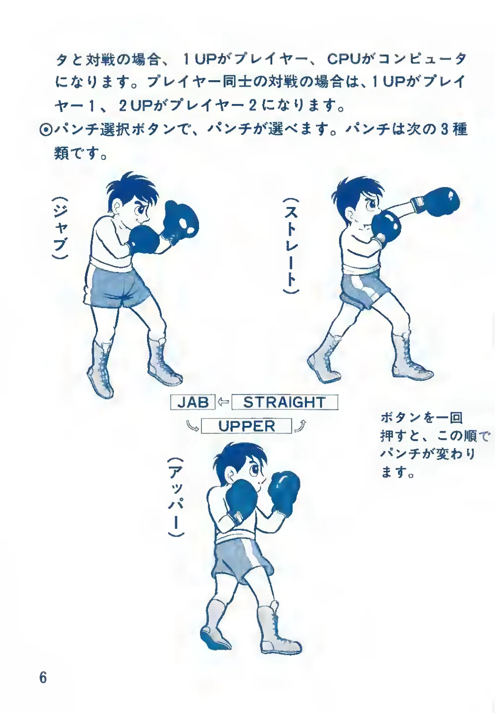 Champion Boxing Cartridge (1984) — page 8 of 12, scanned from the printed manual