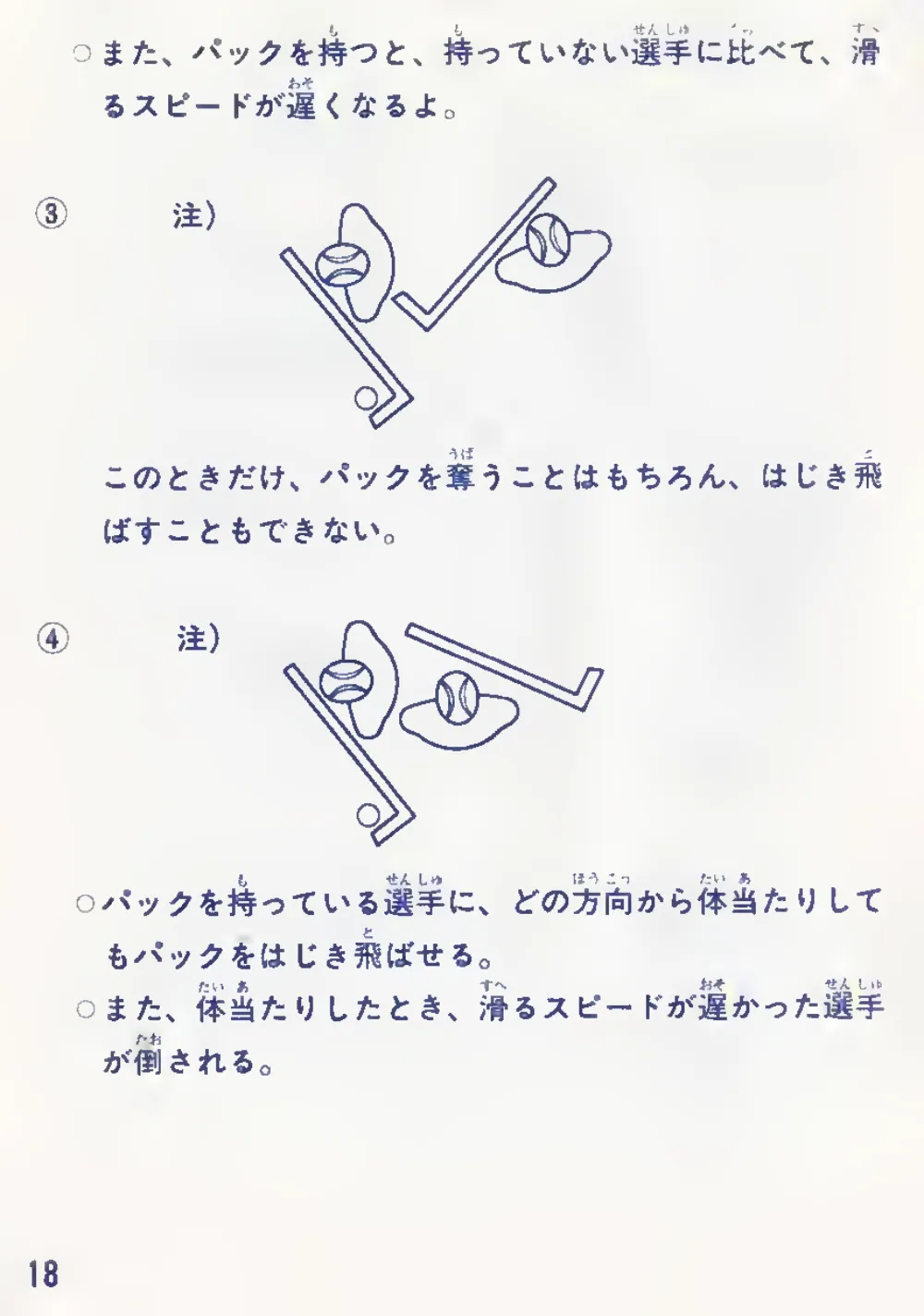 Champion Ice Hockey (1985) — page 20 of 24, scanned from the printed manual