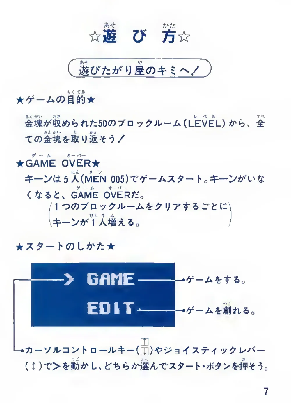 Championship Lode Runner (1985) — page 9 of 44, scanned from the printed manual