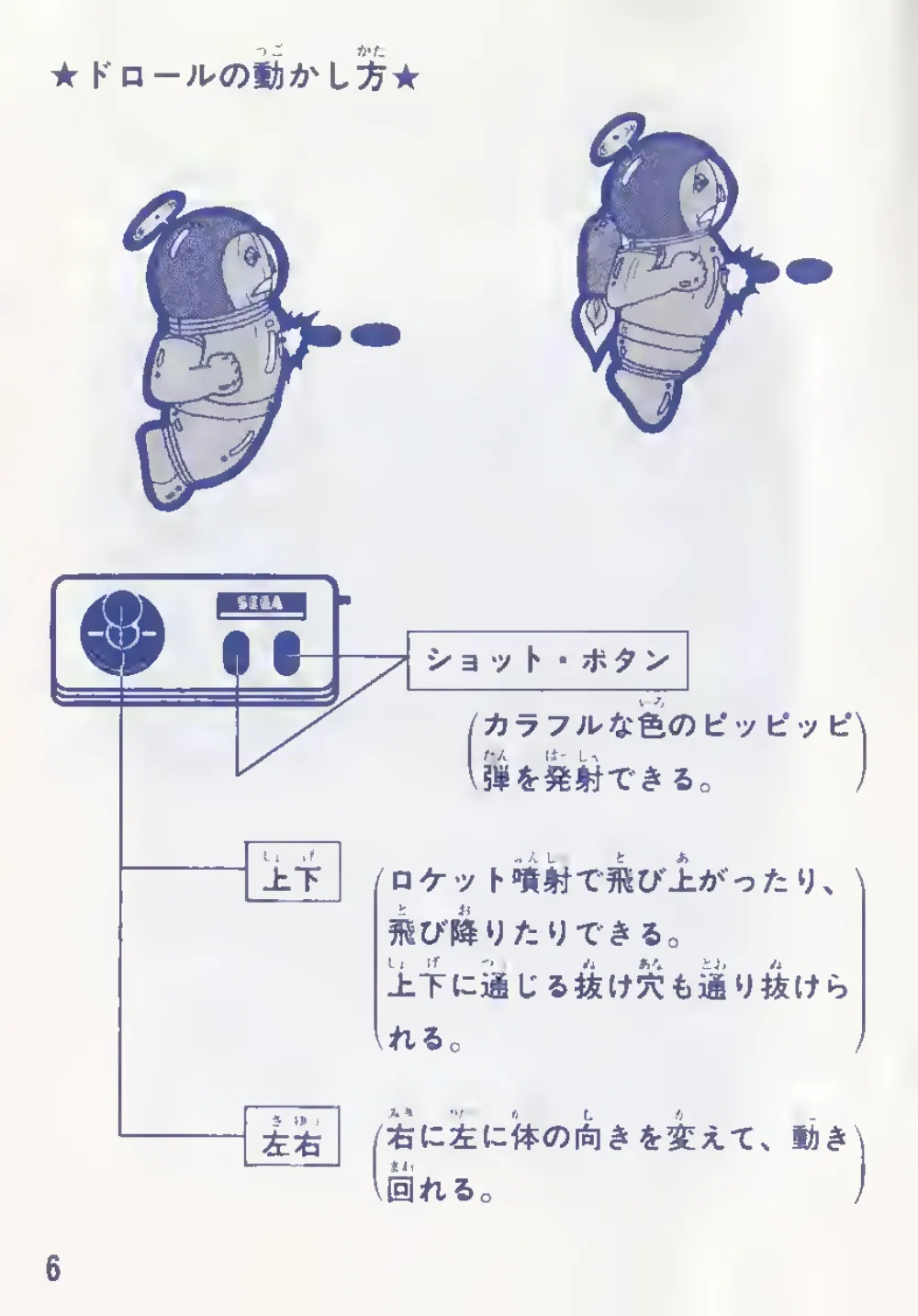 Drol (1985) — page 8 of 28, scanned from the printed manual