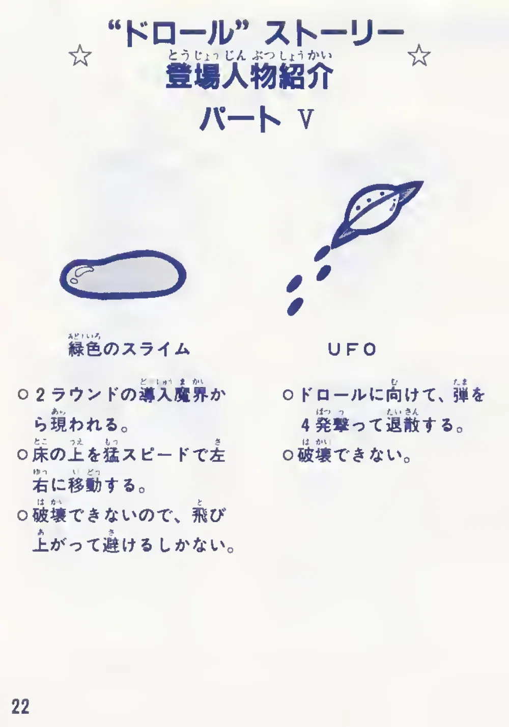 Drol (1985) — page 24 of 28, scanned from the printed manual