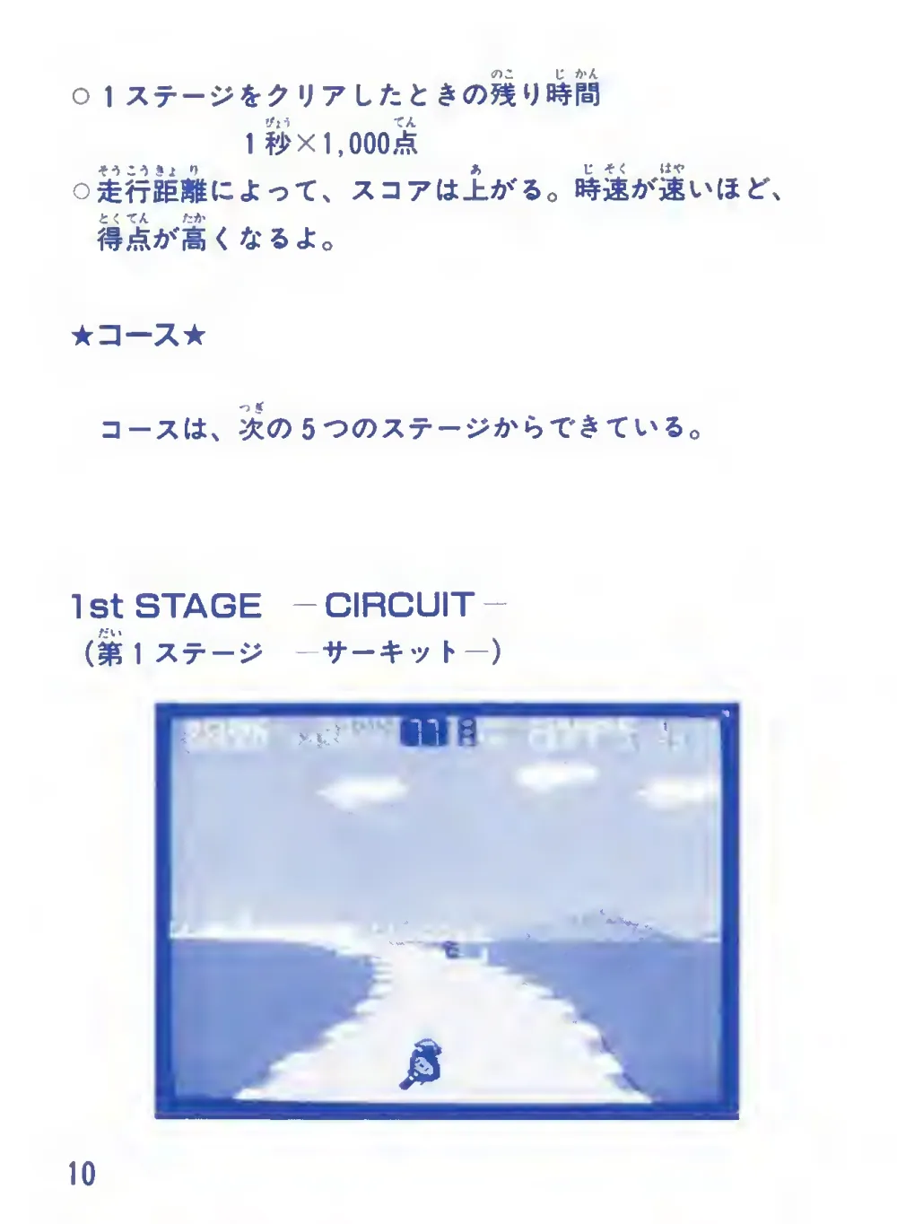Hang-On II (1985) — page 12 of 20, scanned from the printed manual