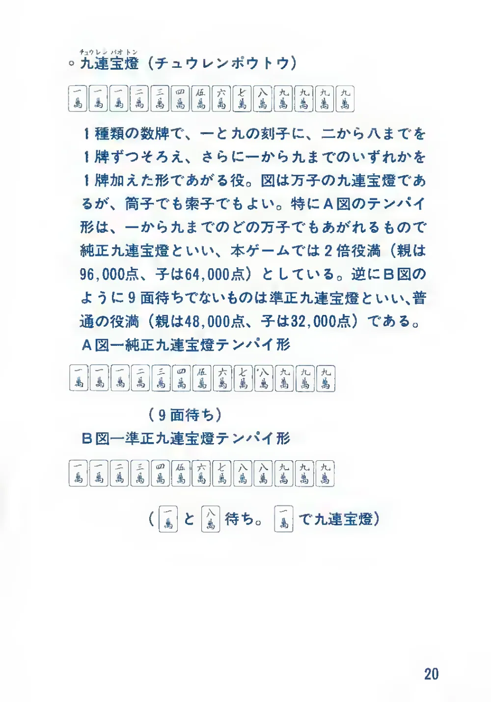 Home Mahjong (1984) — page 21 of 24, scanned from the printed manual