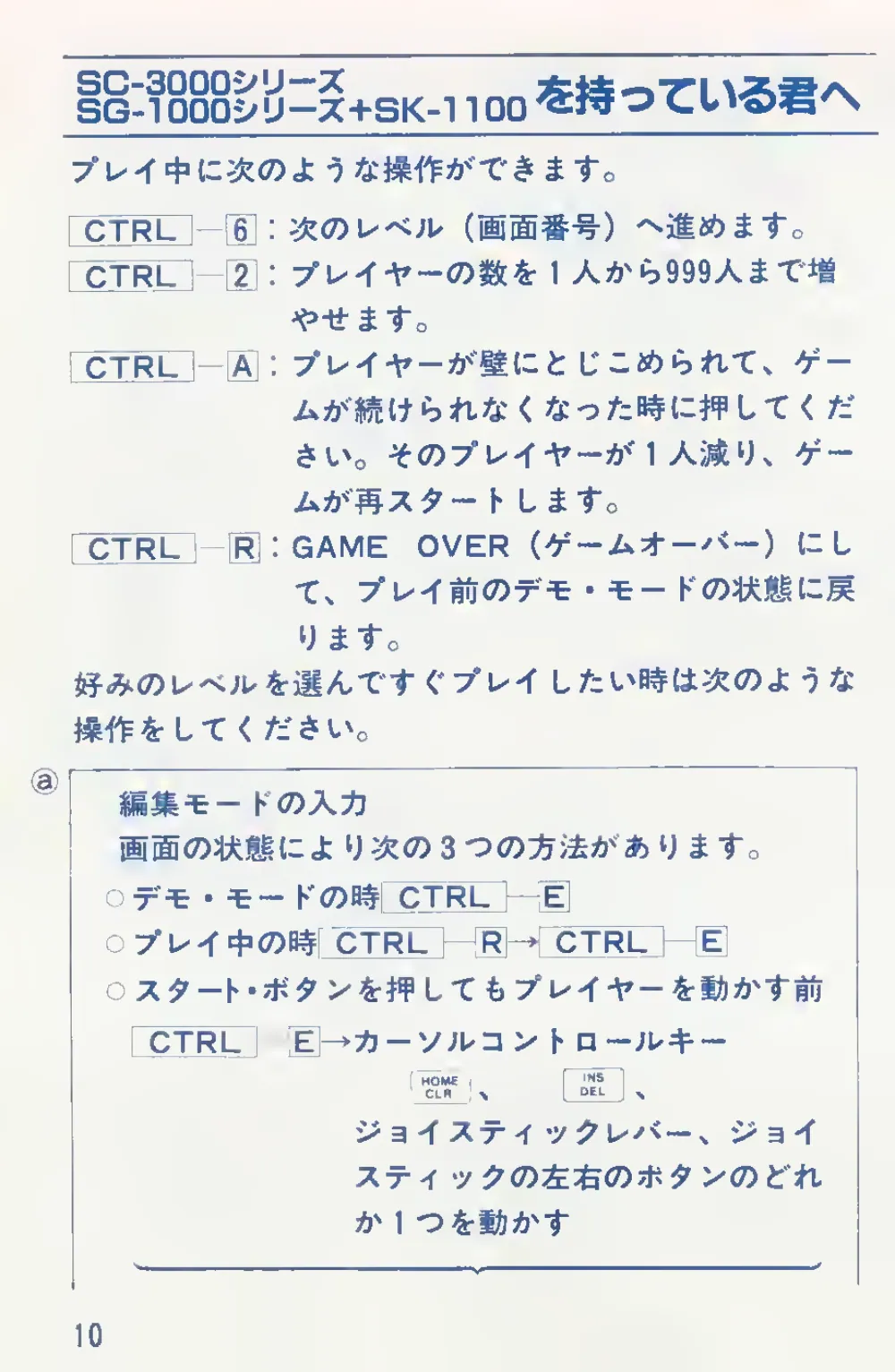Lode Runner (1984) — page 12 of 27, scanned from the printed manual