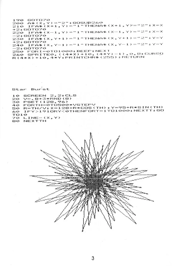 More Than 50 Programs for the sc-3000 — page 6 of 78, scanned from the printed manual