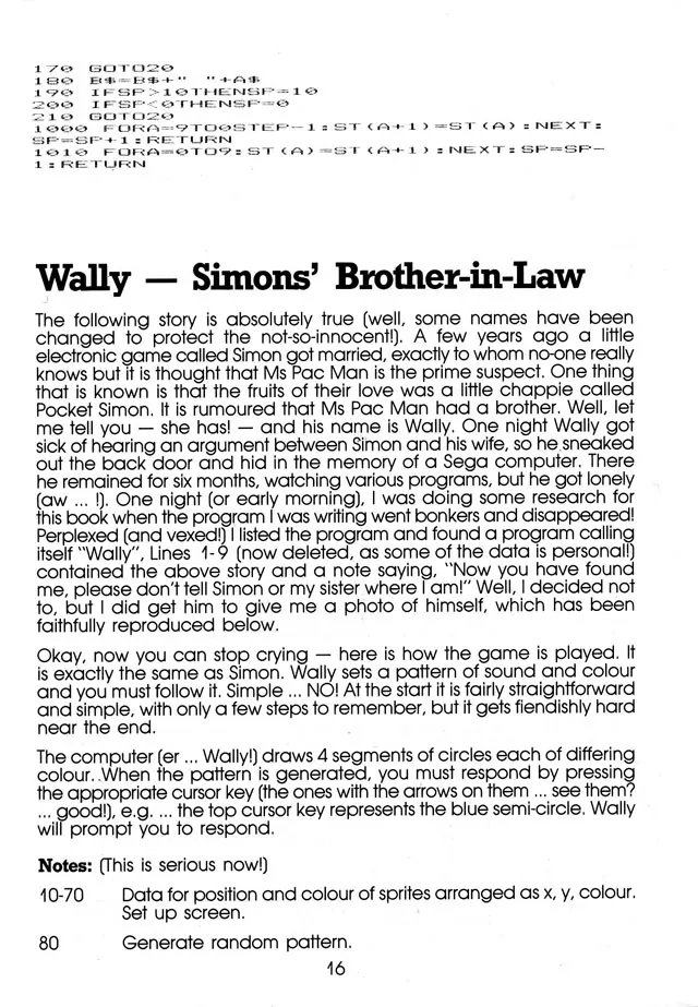 More Than 50 Programs for the sc-3000 — page 19 of 78, scanned from the printed manual