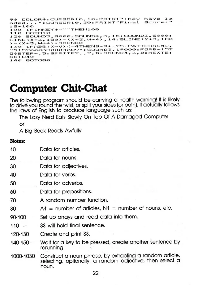 More Than 50 Programs for the sc-3000 — page 25 of 78, scanned from the printed manual