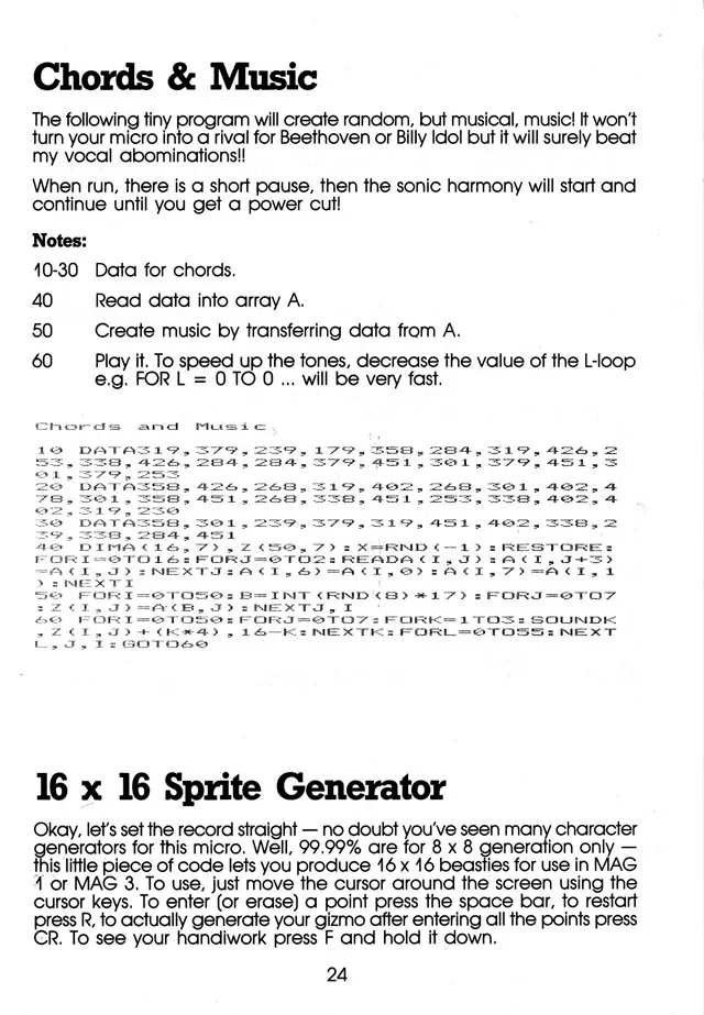 More Than 50 Programs for the sc-3000 — page 27 of 78, scanned from the printed manual