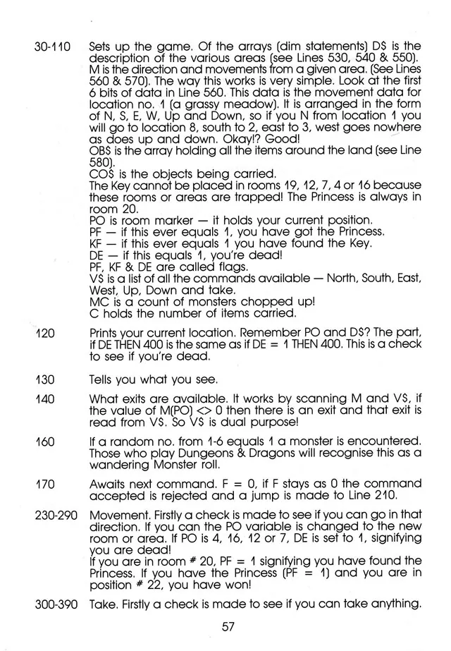 More Than 50 Programs for the sc-3000 — page 60 of 78, scanned from the printed manual