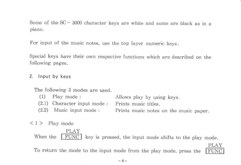 Music Editor (1983) — page 7 of 34, scanned from the printed manual