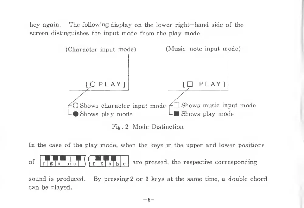 Music Editor (1983) — page 8 of 34, scanned from the printed manual