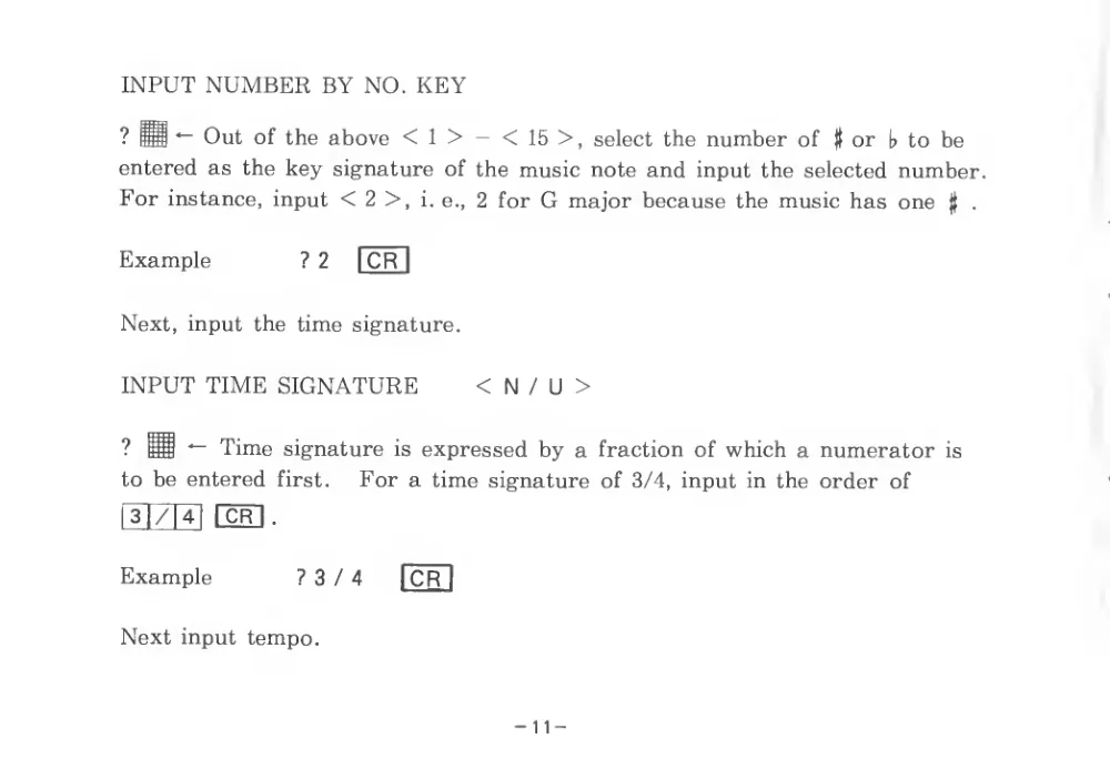 Music Editor (1983) — page 14 of 34, scanned from the printed manual