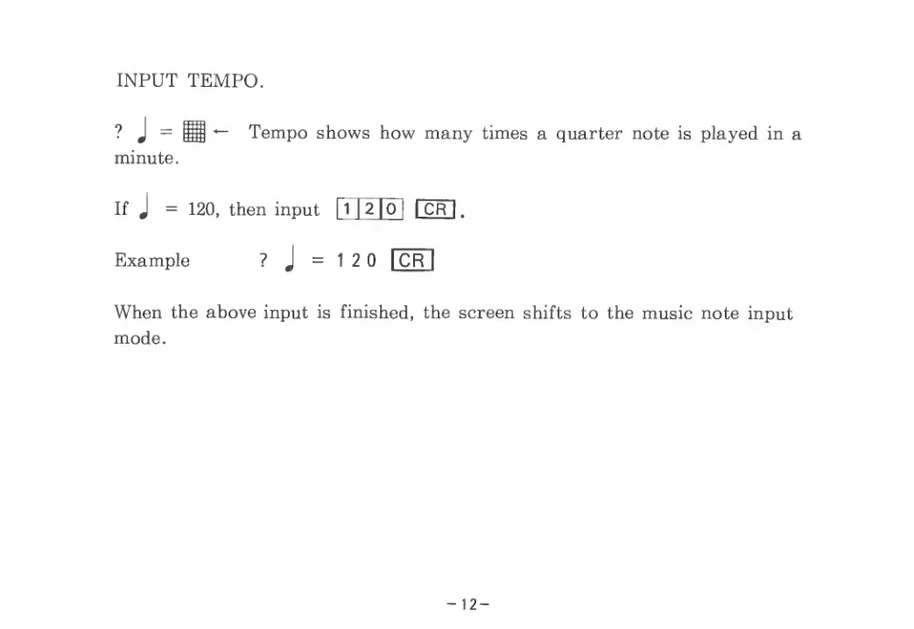 Music Editor (1983) — page 15 of 34, scanned from the printed manual