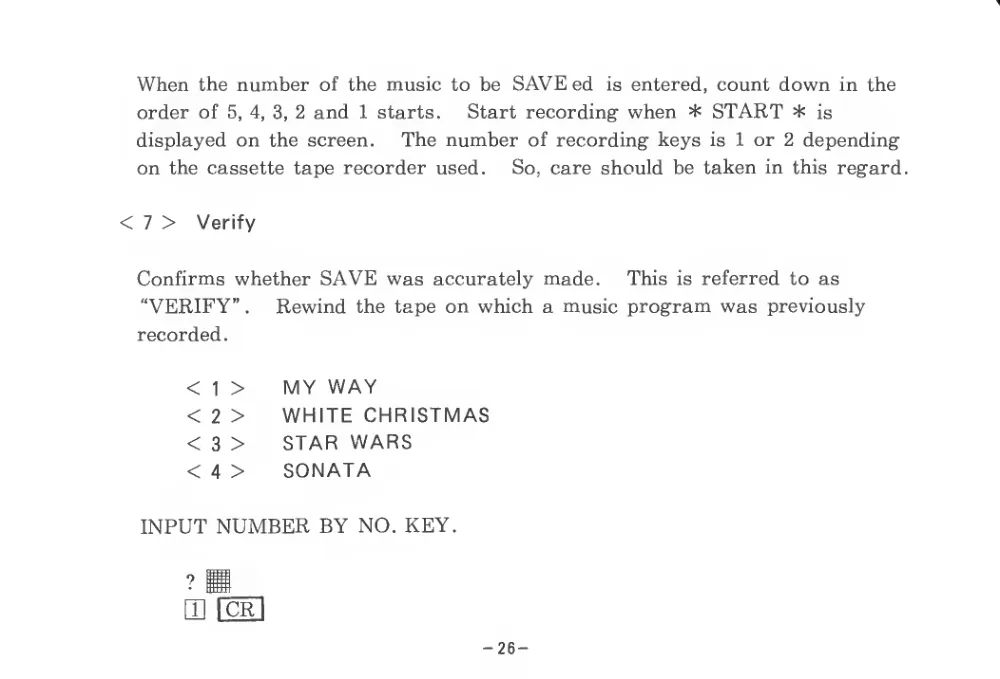 Music Editor (1983) — page 29 of 34, scanned from the printed manual