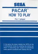 Pacar (1984) — cover of the scanned manual; 6 pages