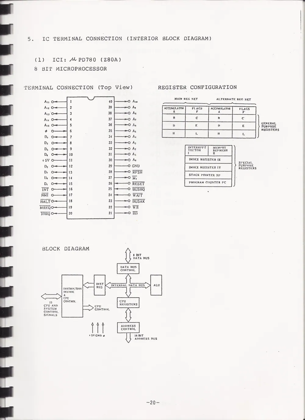 SC-3000ServiceManual — page 21 of 34, scanned from the printed manual