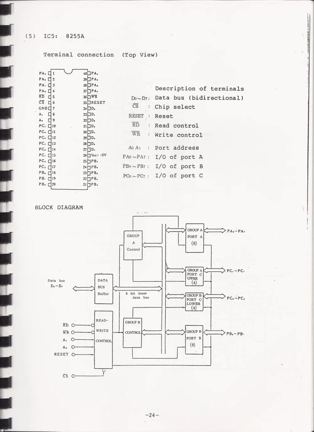 SC-3000ServiceManual — page 25 of 34, scanned from the printed manual