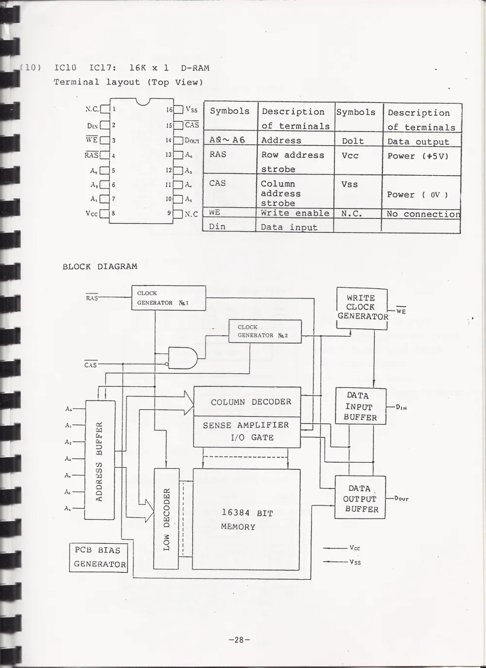 SC-3000ServiceManual — page 29 of 34, scanned from the printed manual