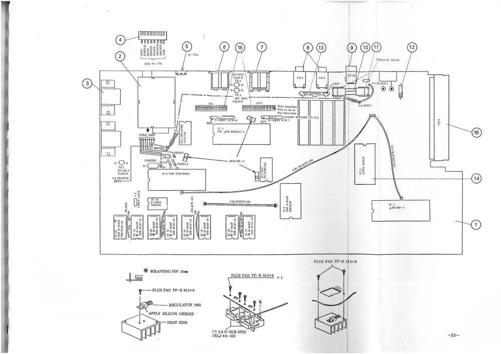 SC-3000ServiceManual — page 34 of 34, scanned from the printed manual