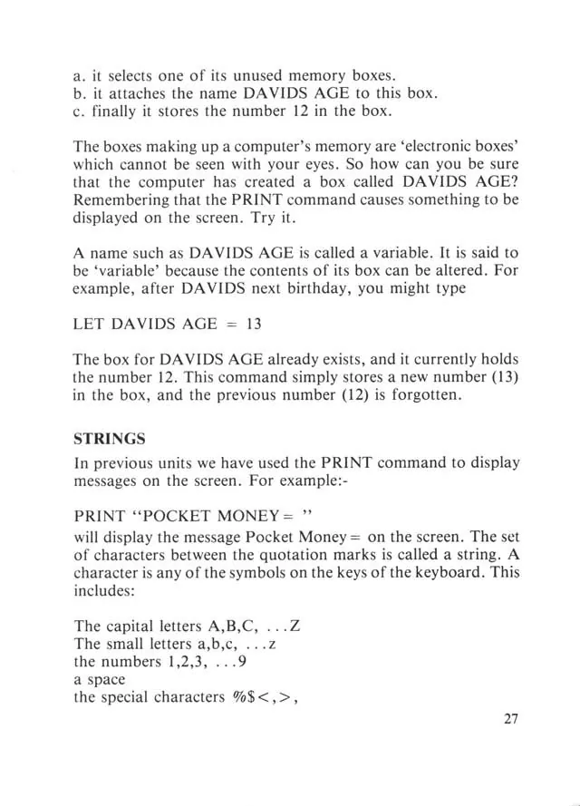 SEGA beginners-guide — page 27 of 72, scanned from the printed manual
