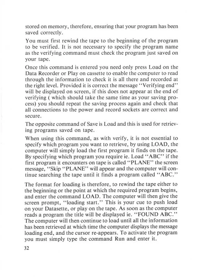SEGA beginners-guide — page 32 of 72, scanned from the printed manual