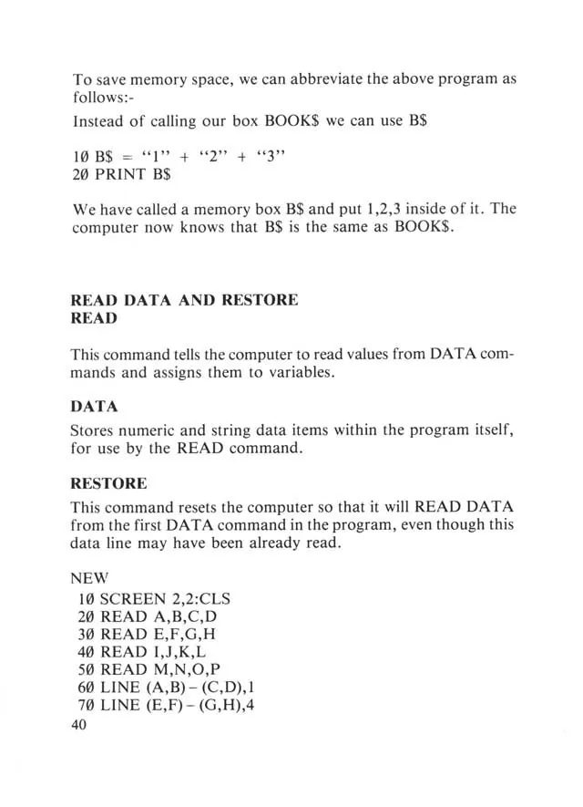 SEGA beginners-guide — page 40 of 72, scanned from the printed manual