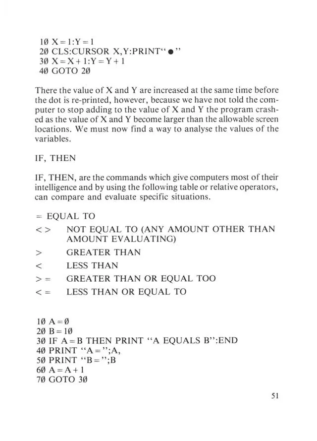 SEGA beginners-guide — page 51 of 72, scanned from the printed manual