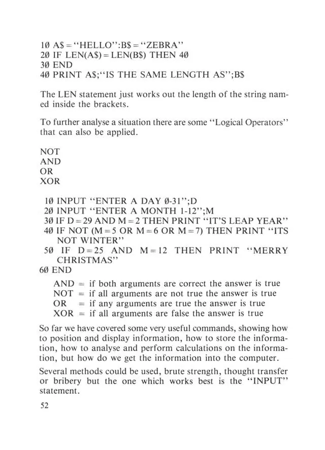 SEGA beginners-guide — page 52 of 72, scanned from the printed manual