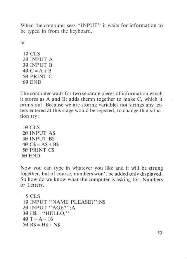 SEGA beginners-guide — page 53 of 72, scanned from the printed manual