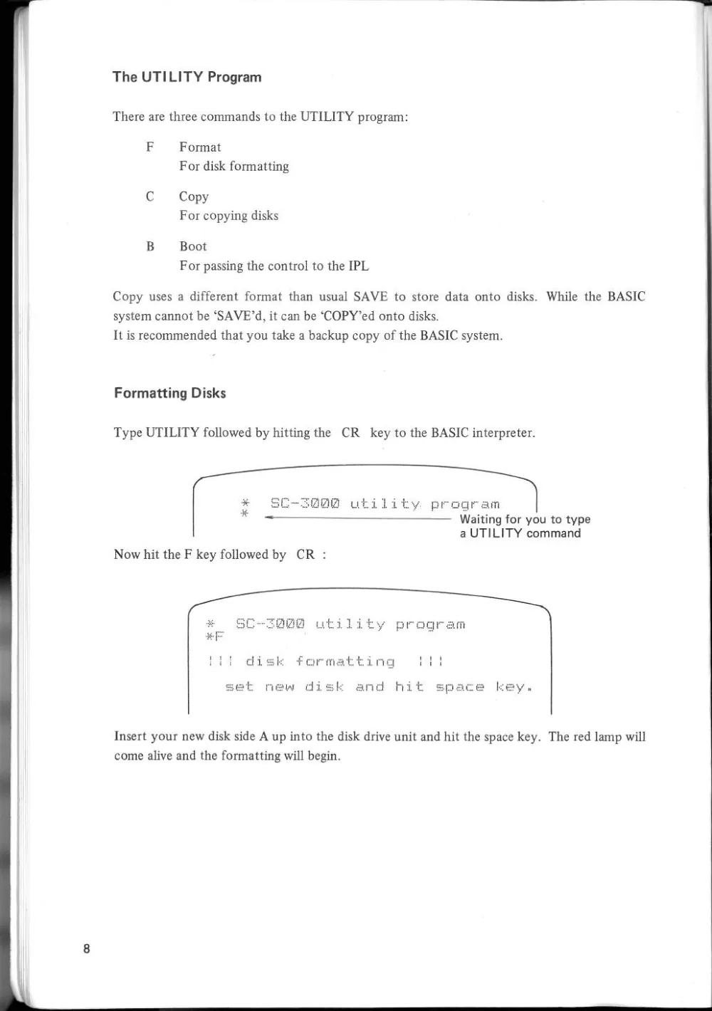 SF-7000 Super Control Station — User's Manual — page 14 of 240, scanned from the printed manual