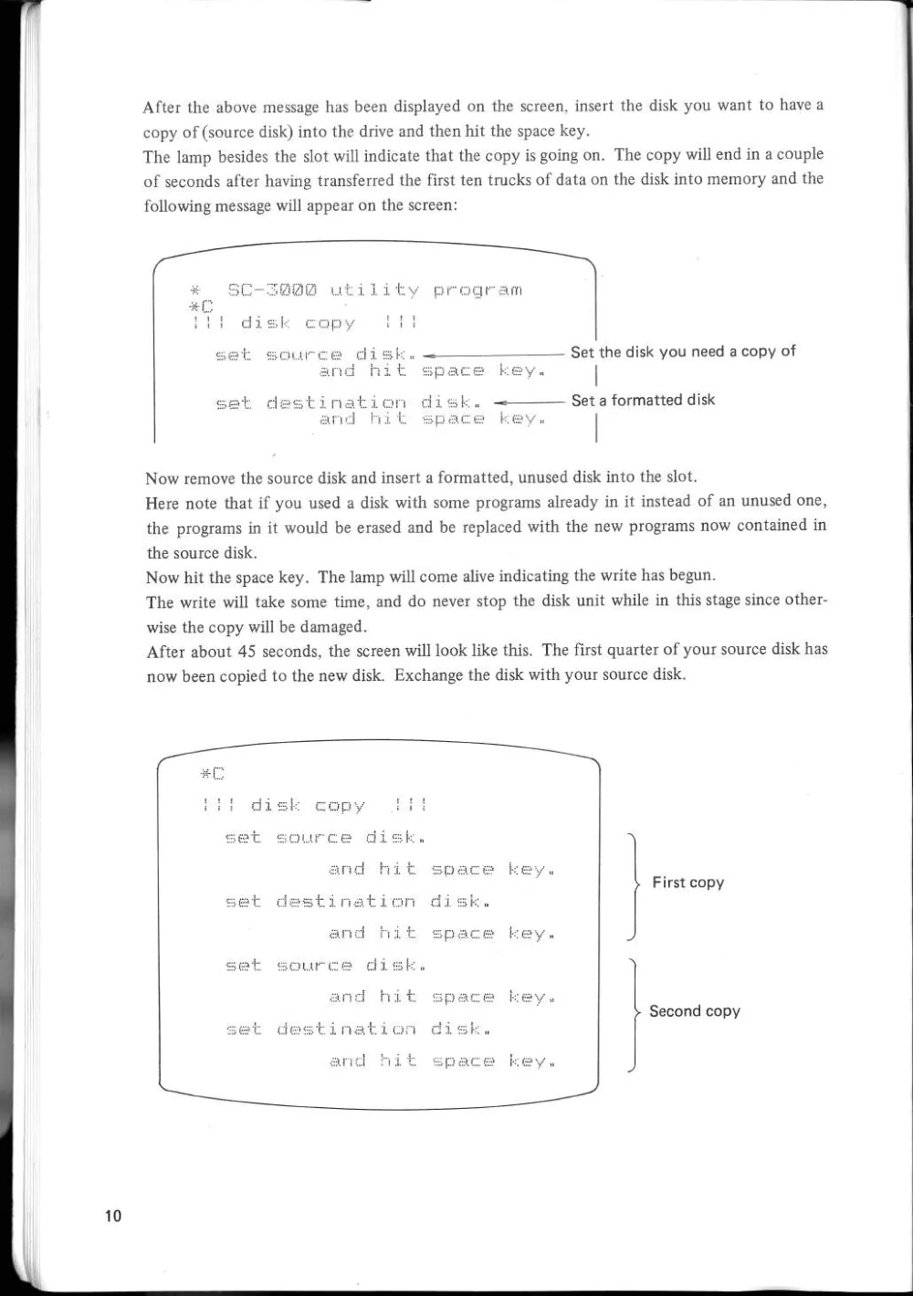SF-7000 Super Control Station — User's Manual — page 16 of 240, scanned from the printed manual